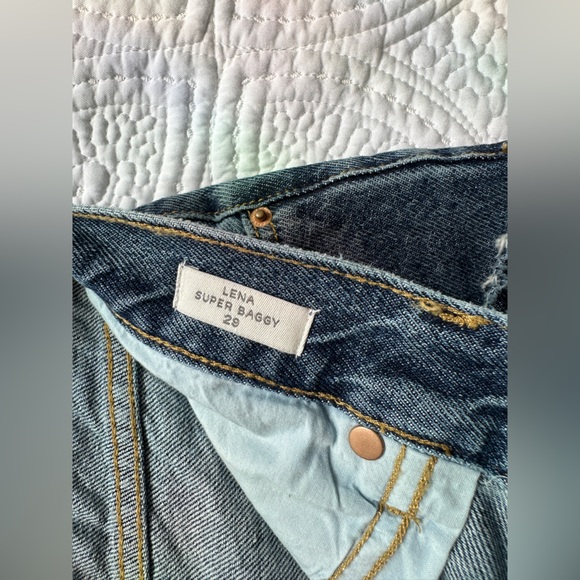 Pacsun Lena Denim Super Baggy Jeans - Classic Blue - Picture 3 of 4